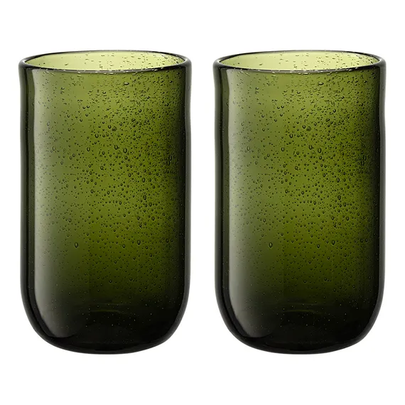 Набор стаканов flowi, 510 мл, темно-зеленые, 2 шт.
