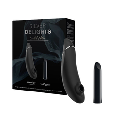 Набор Womanizer Premium + WE-VIBE Tango серебряный