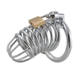 Металлические оковы для члена (Цвет: серебряный)