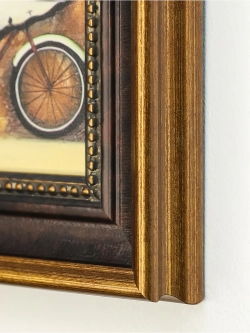 Картина настенная интерьерная в багетной раме 18*21 см