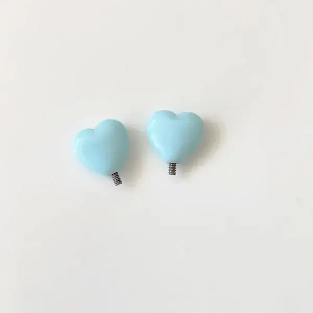 заглушки сердечки для лесокs lotus yarns, большие