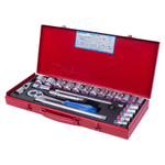 Набор торцевых головок с принадлежностями 1/2&quot;, двенадцатигранные, 3/8&quot;-1&1/4&quot;, 24 предмета KING TONY 4028SR