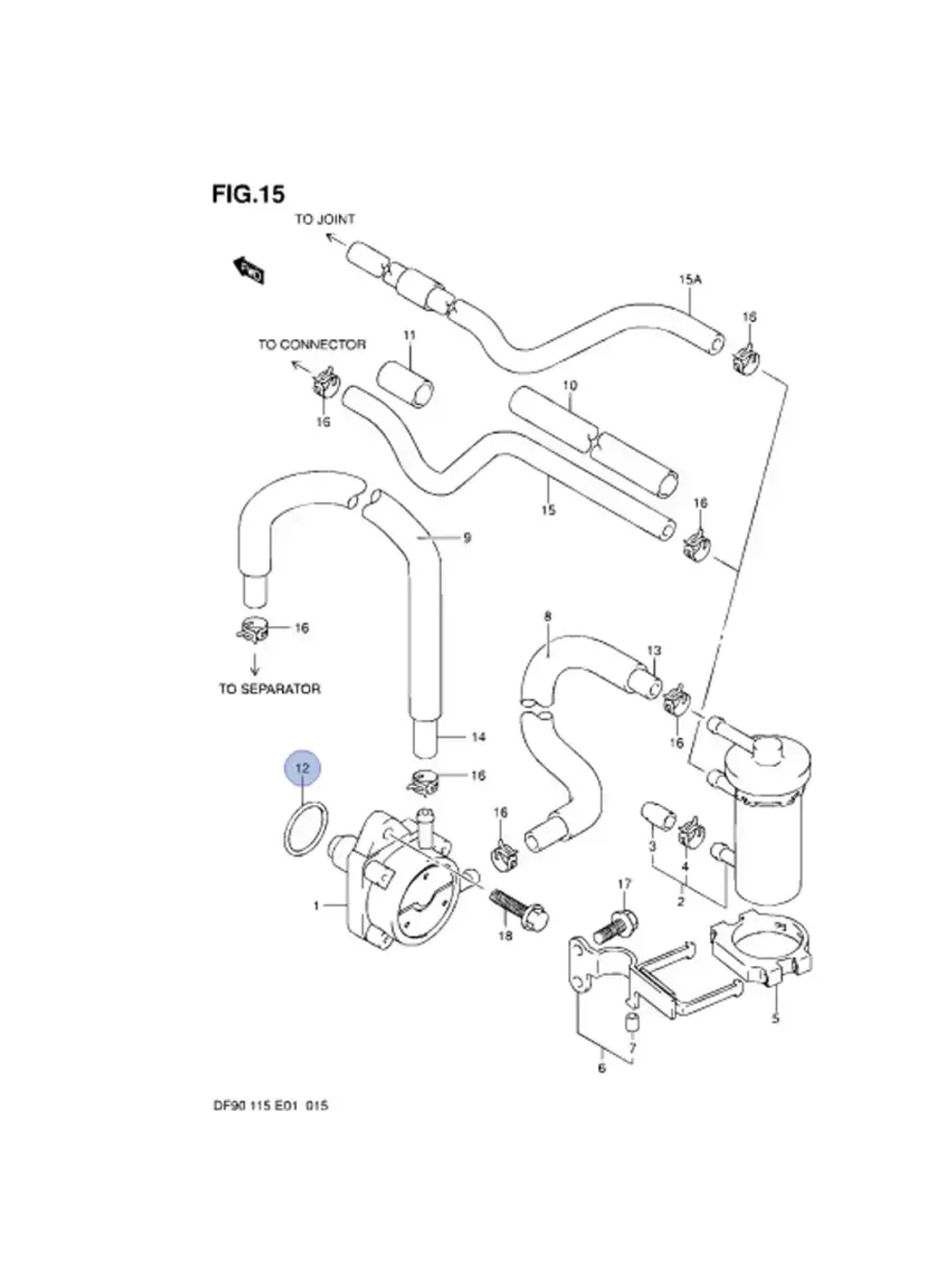 Уплотнительное кольцо для лодочных моторов 09280-26005-000