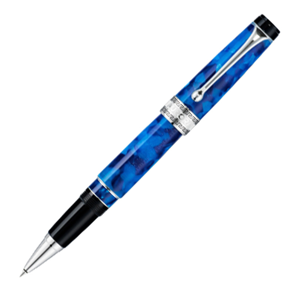 Ручка-роллер Aurora Optima Auroloide Variegated Blue CT, в подарочной коробке