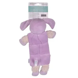 Игрушка для собак AROMADOG Собачка 20 см с 3 пищалками сиреневая