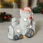Сувенир новогодний с подсветкой "Дед Мороз" 11*5*12см, батарейки в комплекте