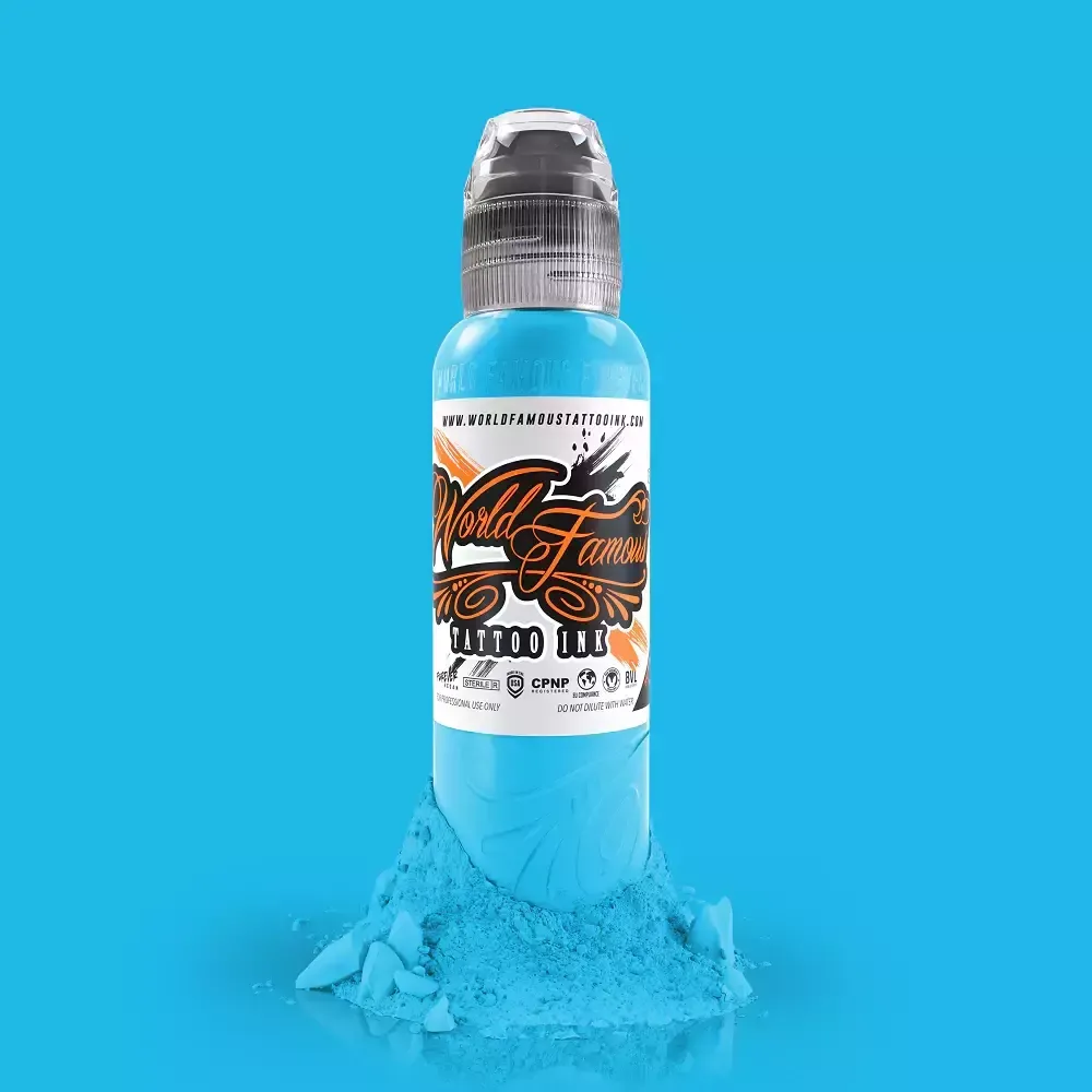 World Famous Ink Rainbow Blue