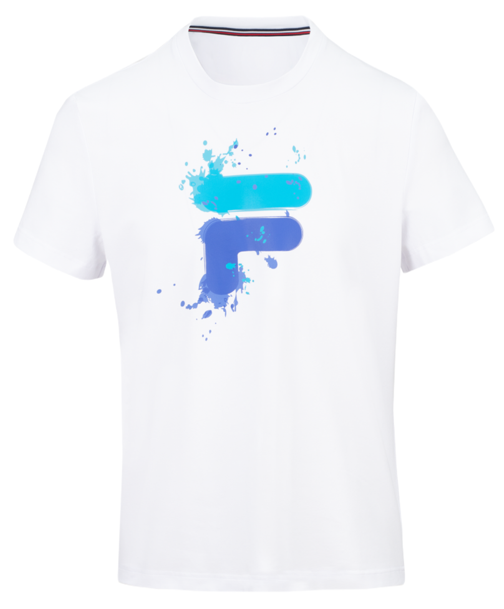 Мужская теннисная футболка Fila T-Shirt Nevio - white