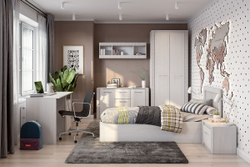 Гамма 20 Шкаф универсальный ясень анкор светлый/сандал светлый