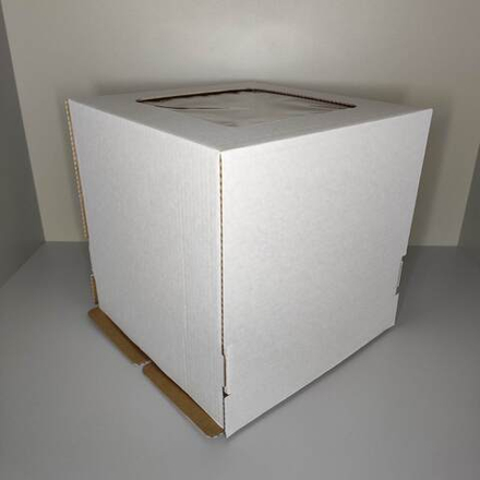 Коробка для торта с окном 30х30х30 см