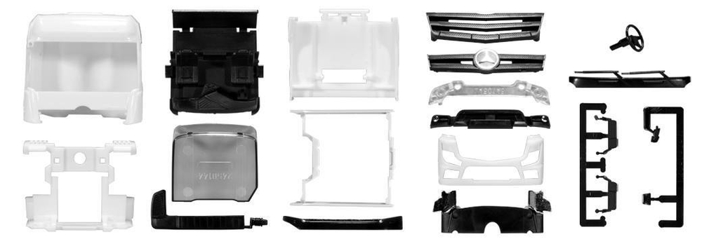 Кабина Mercedes-Benz Actros Bigspace без боковых облицовок, 2 шт.