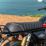 Двухместное сиденье Royal Enfield, черное, Interceptor 650, арт. 1990482