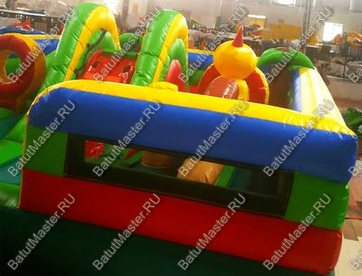 Надувной батут "Гусеничка"