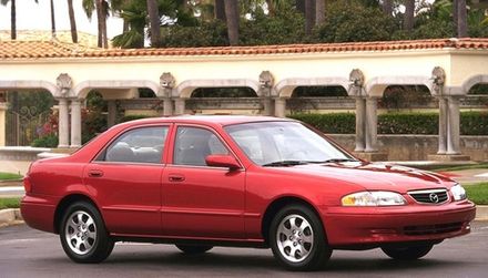 Багажники на Mazda 626 Седан 1988-2002 за дверные проемы