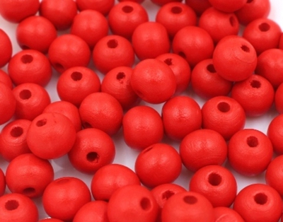 Бусины пришивные дерево, р. 10 мм