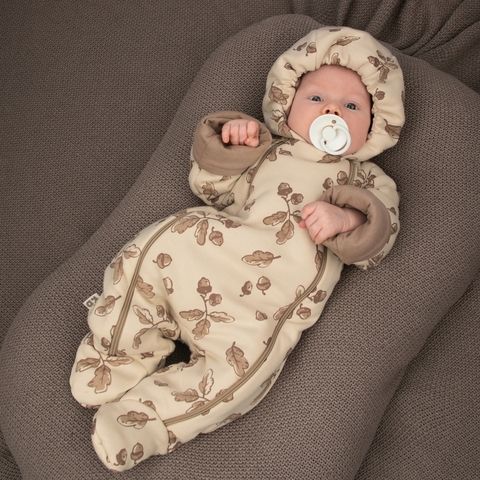 Утеплённый комбинезон из интерлока