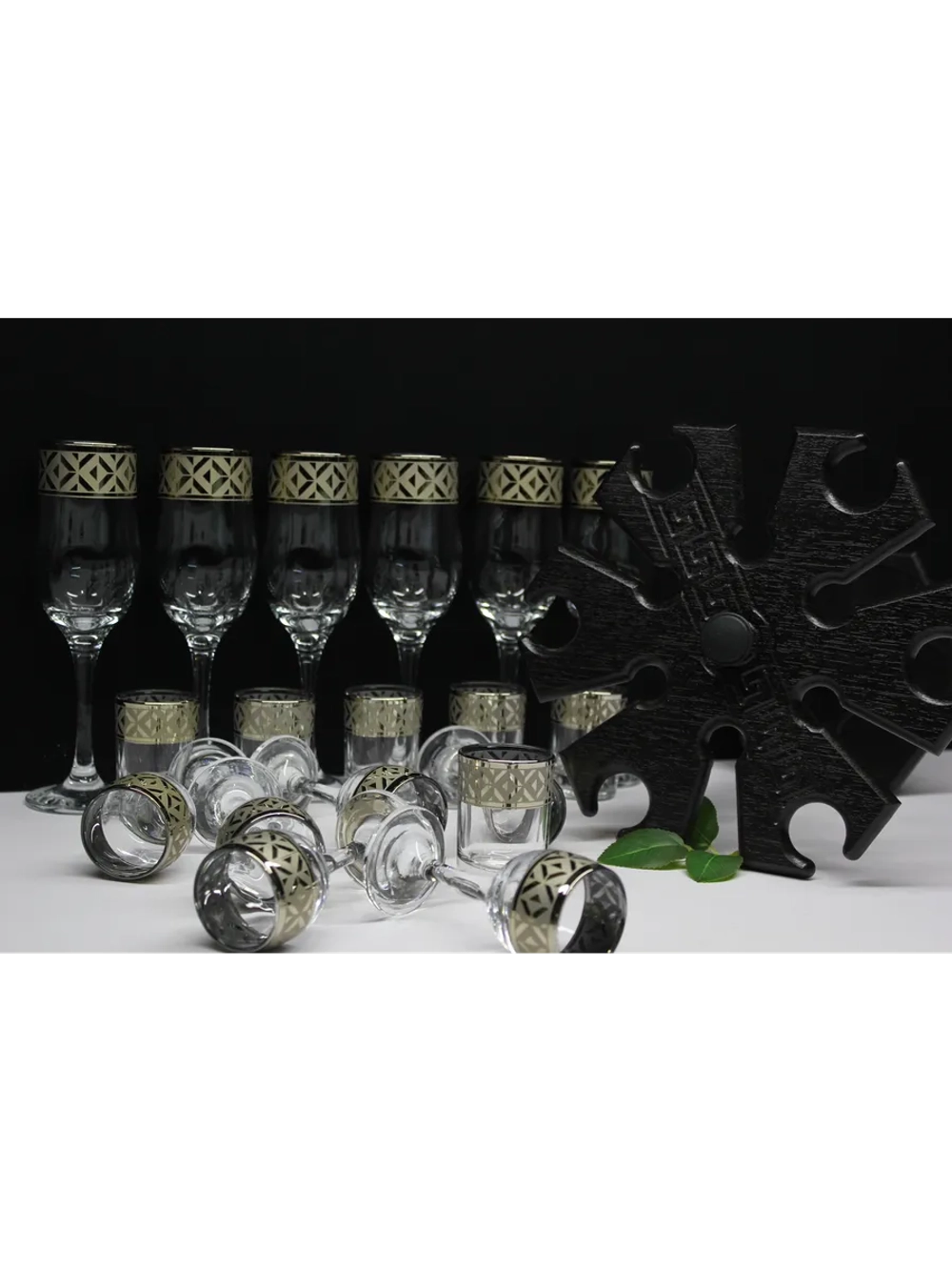 Барный набор 18 предметный с Бокалом