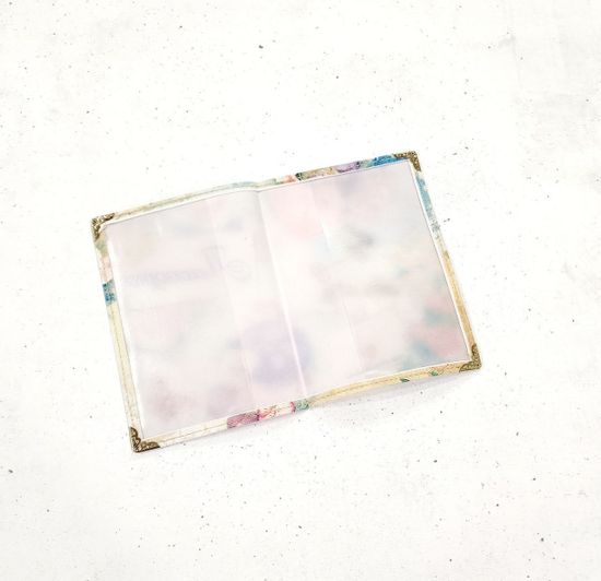 Обложка для паспорта "Винтаж" с металлическими углами