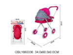 Коляска для кукол лежачая 57*50*30см. пакет 918D-17