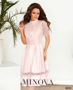Платье 1098-розовый Minova