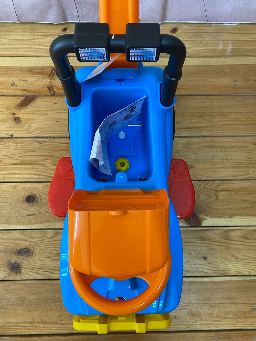 Автомобиль Джип-каталка с ручкой-3 (голубой)/5 71873