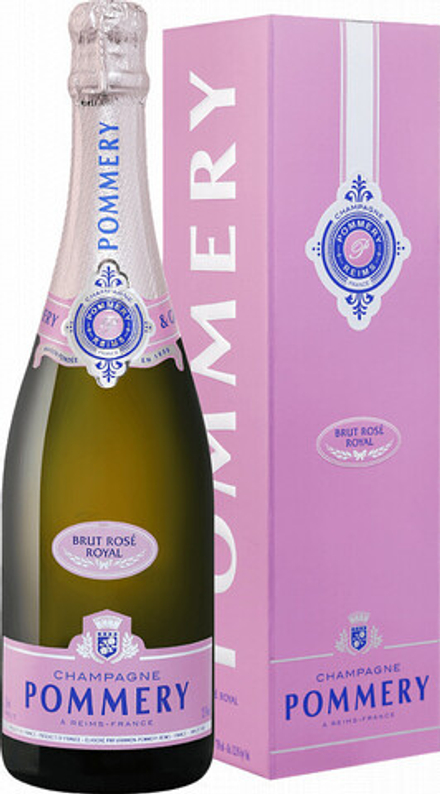 Шампанское Pommery Brut Rose Champagne AOC gift box , 0,75 л.