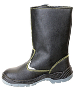 Сапоги "ТРУД" кожаные с металлоподноском, иск. мех