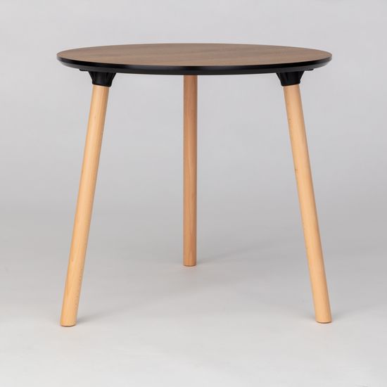 Обеденный стол Copine 80 см меламин орех | Купить в StoreForHome.ru