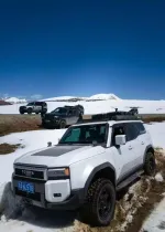 Платформа на крышу с лестницей на Toyota Land Cruiser Prado 250 LC250 Крузак Прадо ящик Маркиза багажник