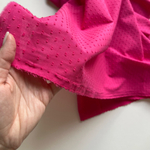 хлопок с мушкой Фуксия