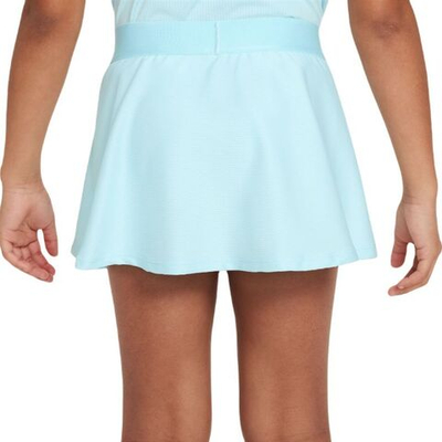 Юбка для девочки теннисная Nike Girls Court Dri-Fit Victory Flouncy Skirt - glacier blue/white