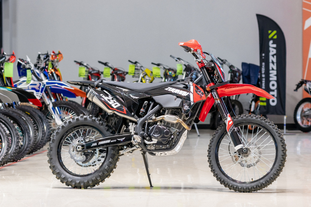 Мотоцикл кроссовый Zuumav FX CR 250CB RED 21/18