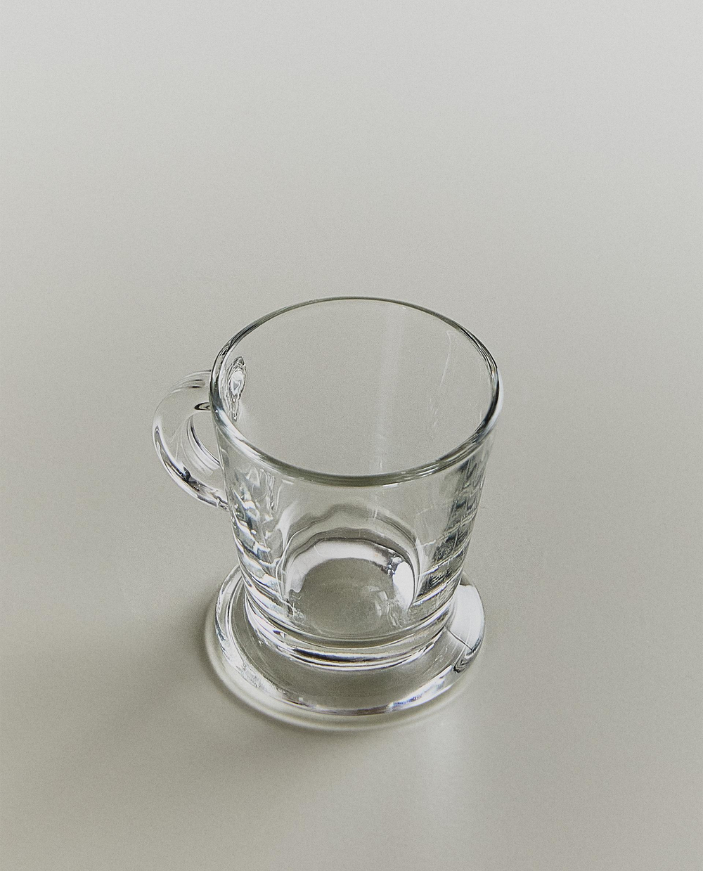 Zara Home чашка из стекла, цвет прозрачный, 6.5 см