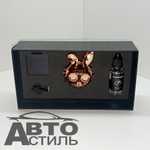 Ароматизатор-игрушка -на обдув- ЗАЯЦ - YC-34RG розово-золотой