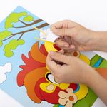 Набор для творчества "Аппликация из мягкого пластика EVA", "Львенок", 21х29 см, ЮНЛАНДИЯ, 662359