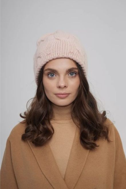 Шапка ШП213-32 пепельно-розовая