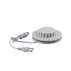 Светодиодный светильник-проектор ULI-Q304 2.5W-RGB WHITE. Напольный. Серия DISCO. многоцветный. Горизонтальная проекция. ТМ VOLPE. Кабель с вилкой. 220В. Цвет корпуса белый.