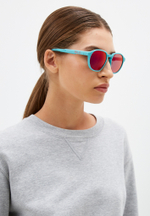 Спортивные очки HILX Orion / Matt Solid Blue / Red Polarized Lens