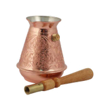 Турка медная "Утро Востока" со съемной ручкой в подарочной коробке 0,42 л