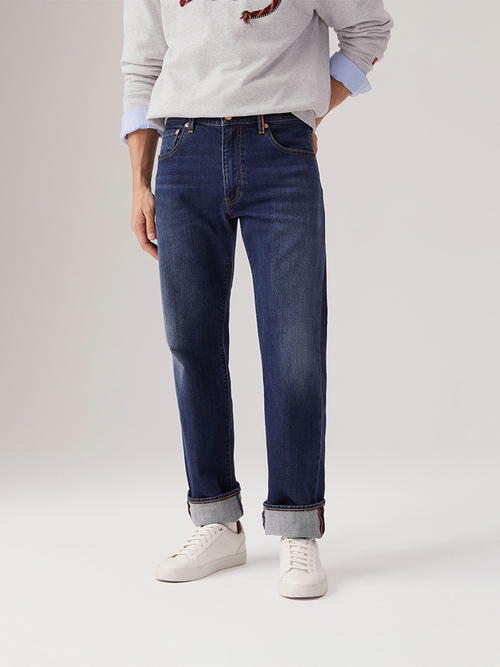 Мужские свободные прямые джинсы Levi's 555 Relaxed Straight 000LO-0040, Ограниченная серия