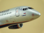 Модель самолета SSJ-100 (М1:100, Аэрофлот, RA-89007, Дмитрий Барилов)
