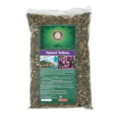 Горный чабрец чай целлофан, 100 гр., ТМ ТРАВЫ ГОРНОГО КРЫМА