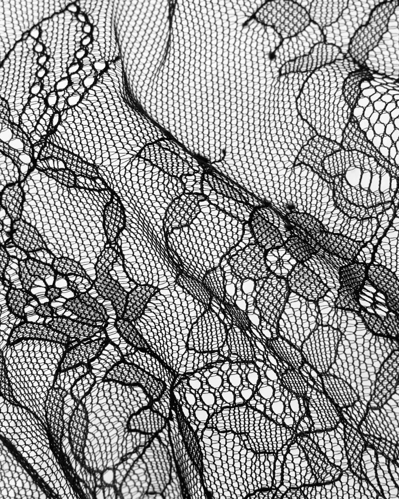 Leticia, косынка из черного кружева