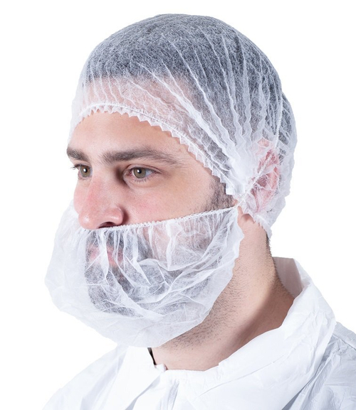 Набородник спанбонд 10 гр. цв.белый/голубой (упак. 1500 шт) (ПОД ЗАКАЗ)