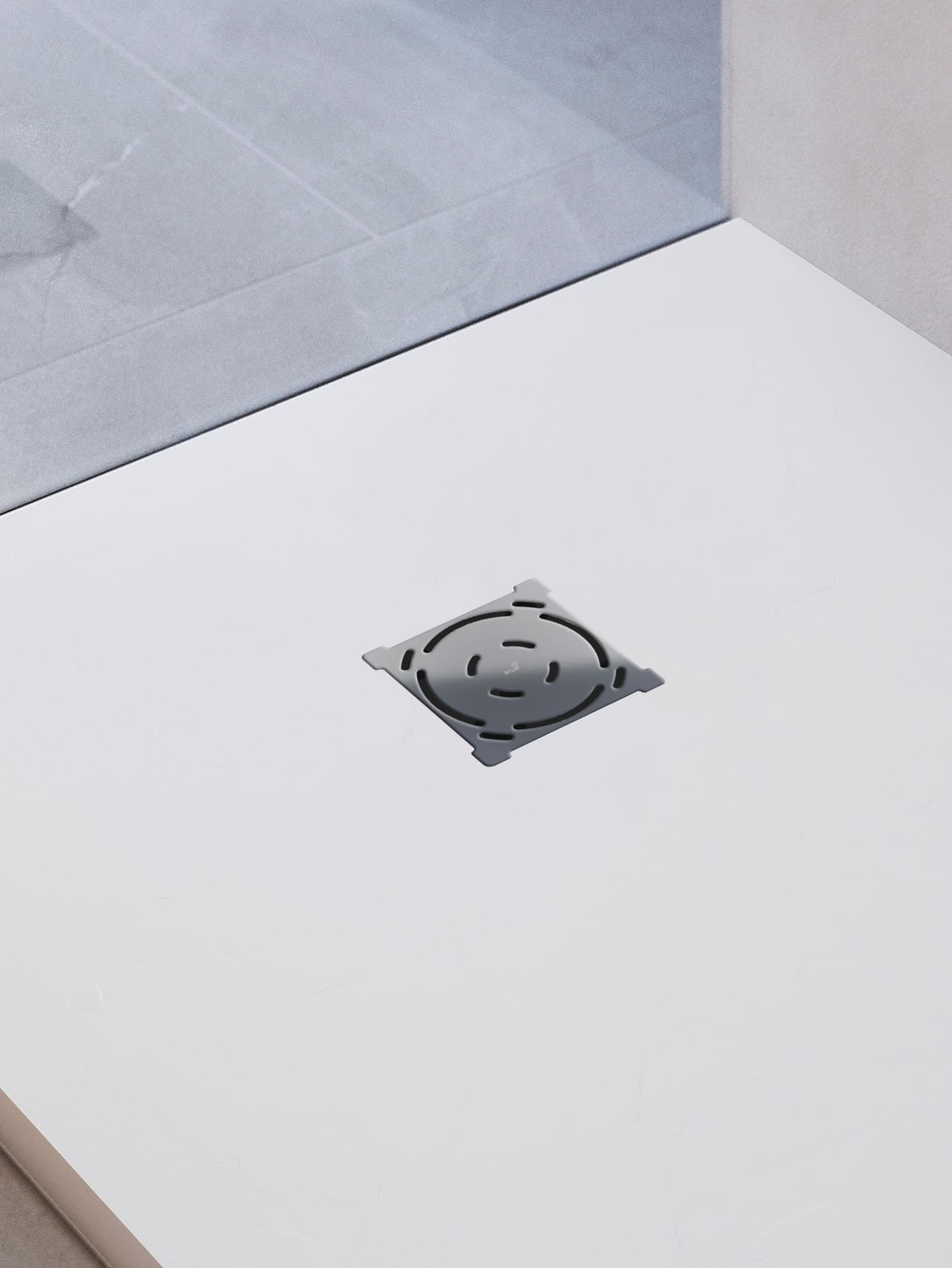 Душевой поддон квадратный RGW ST-W Белый (900x900)