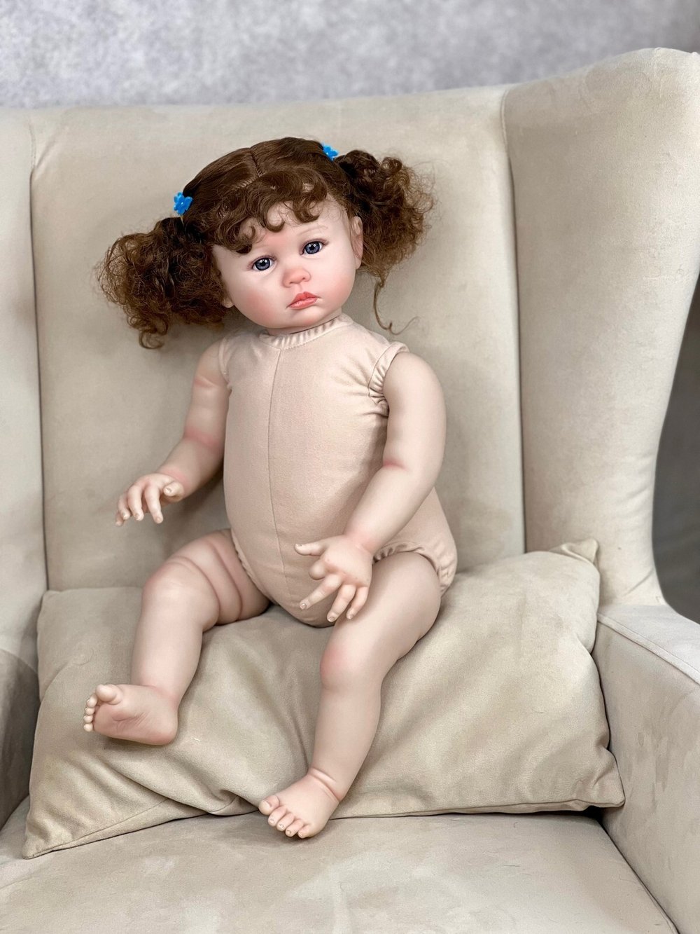 Кукла Реборн мягконабивная 60см (FA-384)