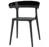 Стул пластиковый Luna, черный