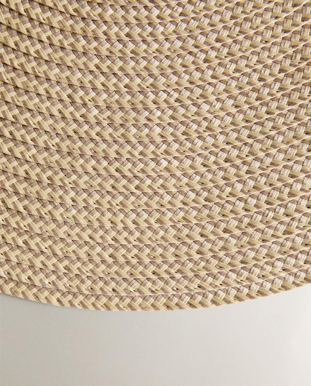 ZARA HOME КРУГЛЫЕ ПОДСТАВКИ ПОД СТОЛОВЫЕ ПРИБОРЫ (НАБОР ИЗ 2 ШТ.), БЕЖЕВЫЙ/КОРИЧНЕВЫЙ