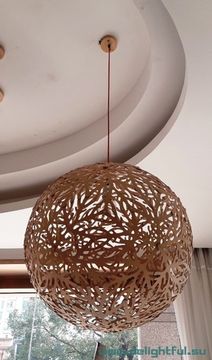 люстра Flax 1  Pendant Light - Natural By David Trubridge, from David Trubridge