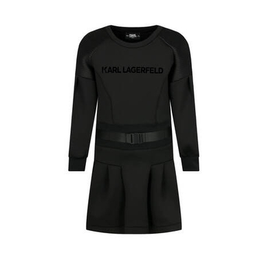 платье Karl Lagerfeld Kids - черный(Z12224)